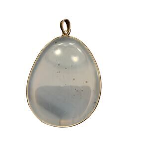 Pendent Translucent Cloudy And Black Speckled
